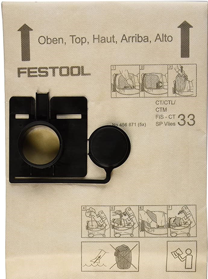 Sac aspirator FIS-CT33 SP VLIES/5X Festool, 3M     